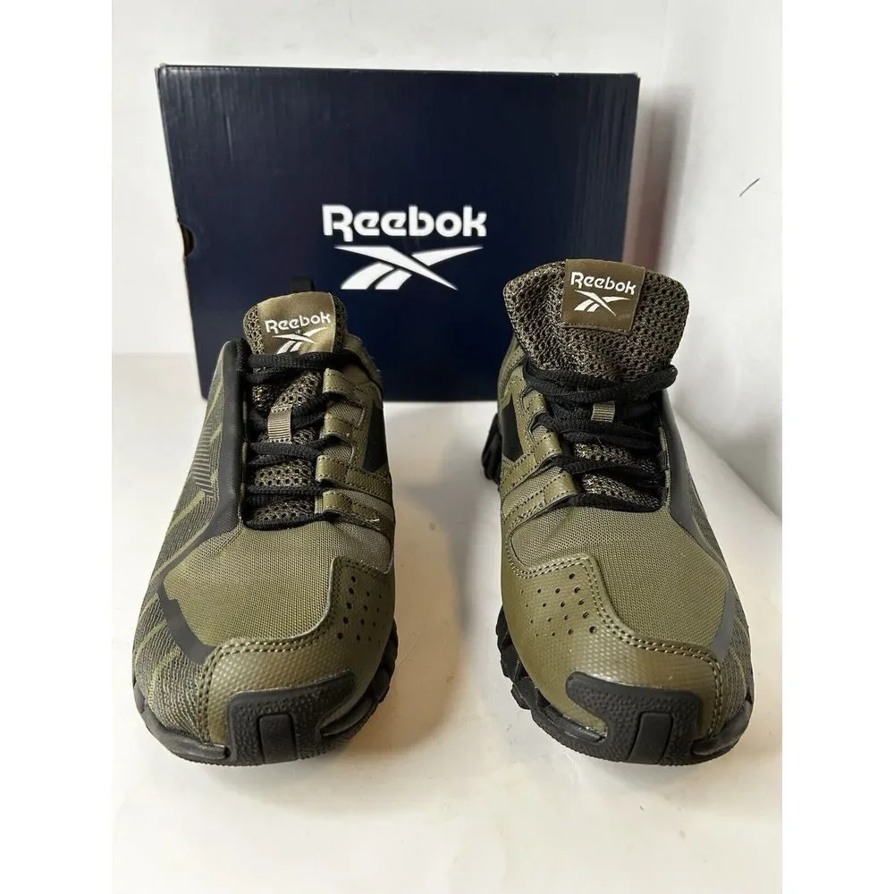 Reebok ZigWild Tr 6 Trail Green & Black Running Sneaker Shoe Men Ortholite Sz 10